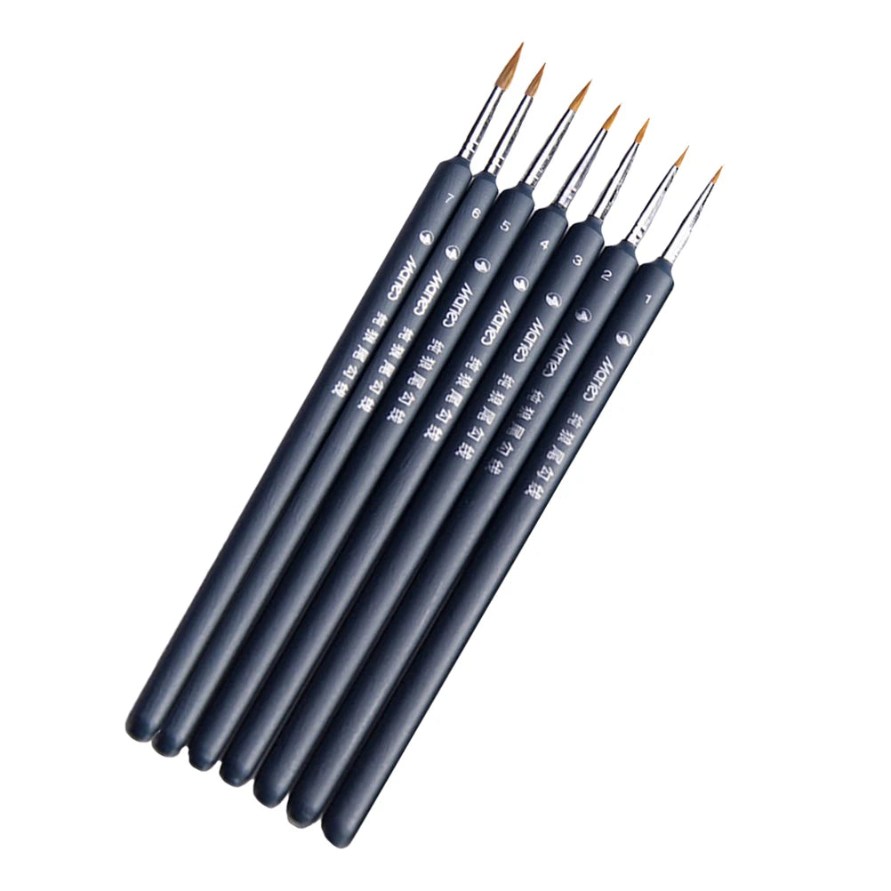 Professional Paint Fine Painting Pen Nylon Hair Brush Sets Detail Painting Drawing Line Pen Brush Art Supplies