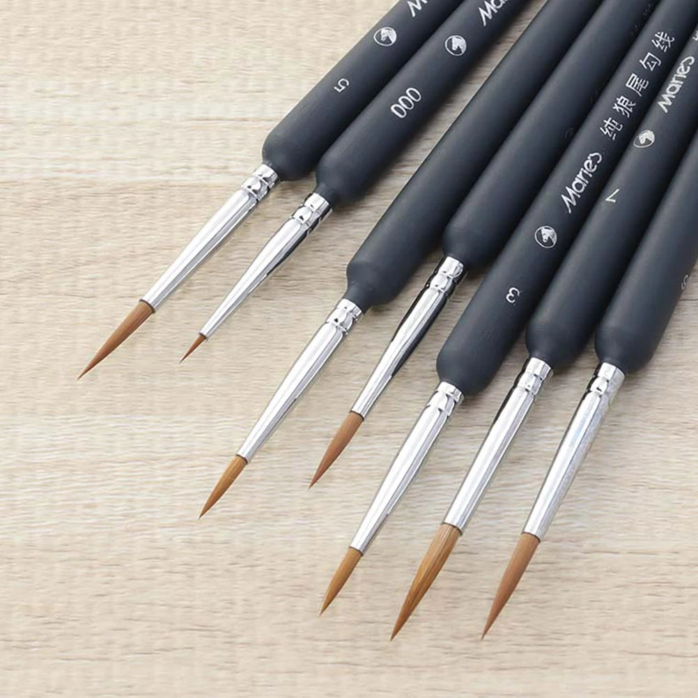 Professional Paint Fine Painting Pen Nylon Hair Brush Sets Detail Painting Drawing Line Pen Brush Art Supplies