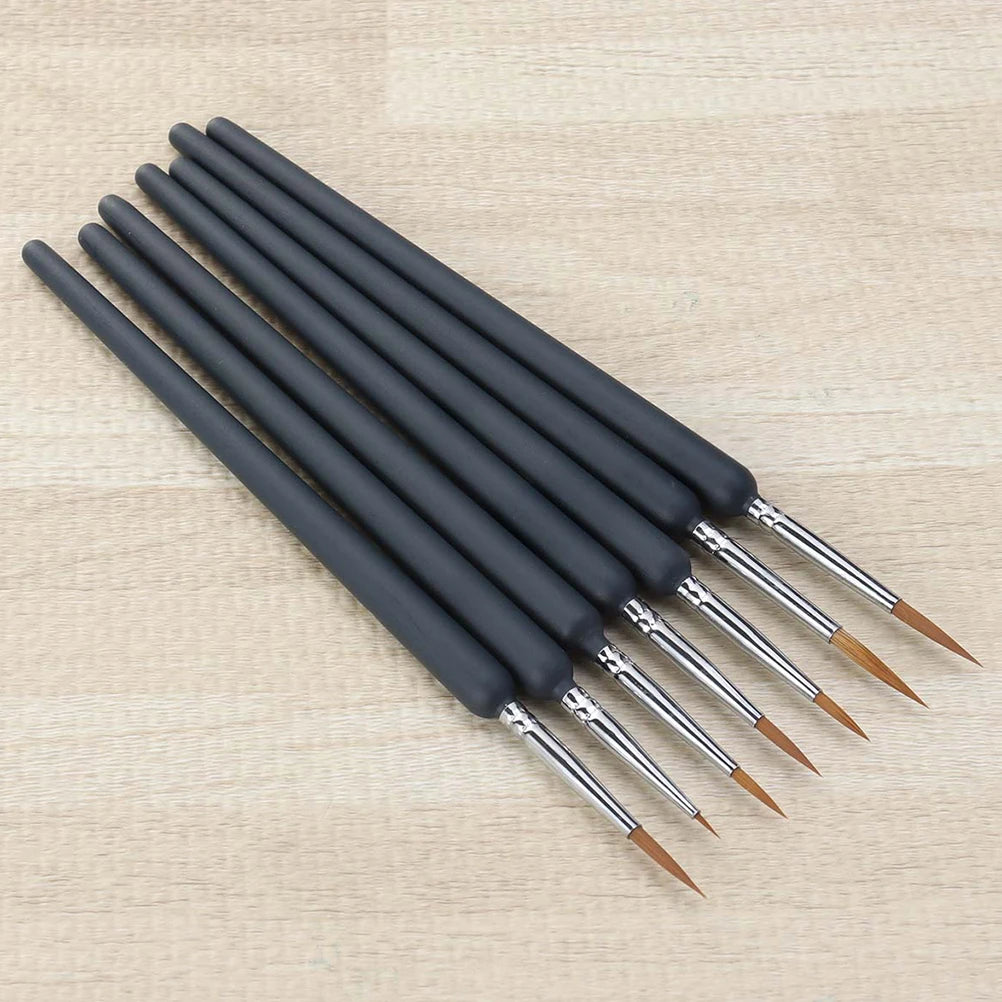 Professional Paint Fine Painting Pen Nylon Hair Brush Sets Detail Painting Drawing Line Pen Brush Art Supplies