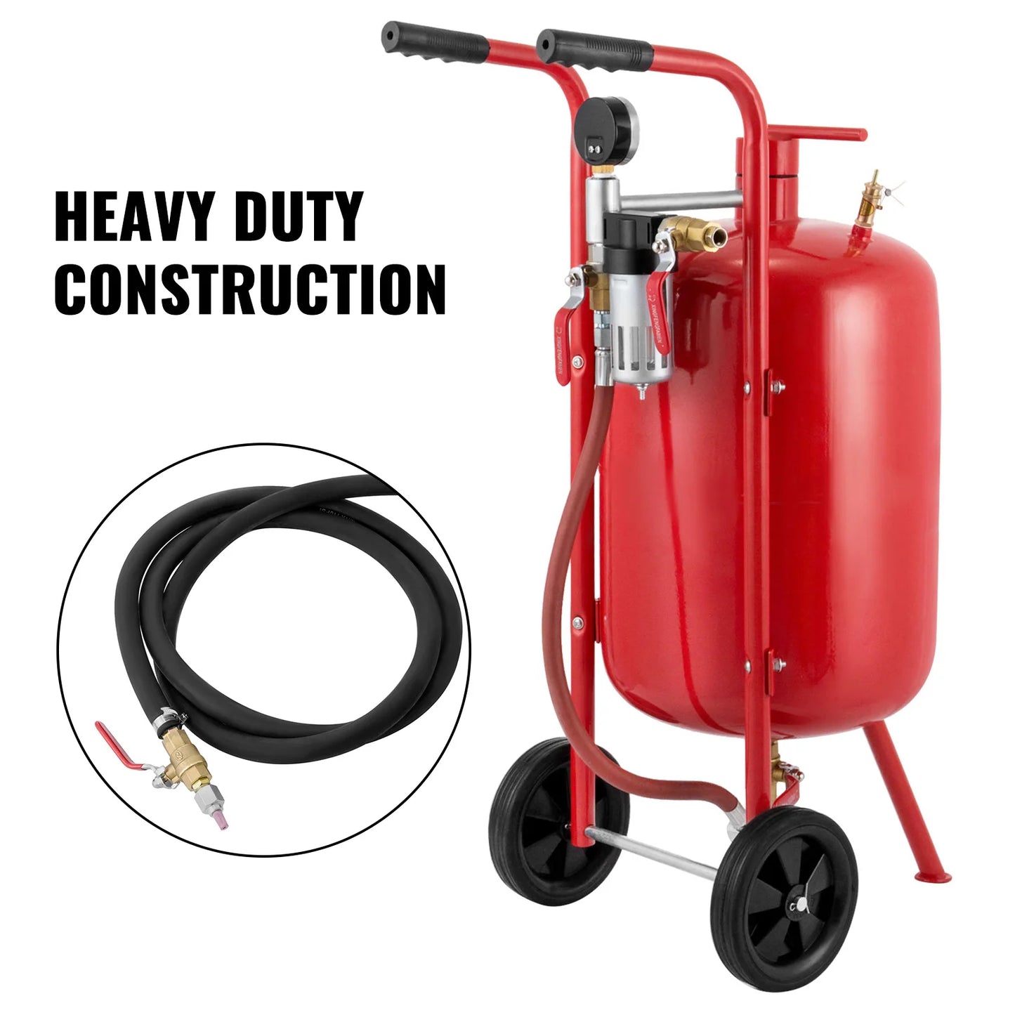 10Gal Portable Air Sandblaster With 125 Psi