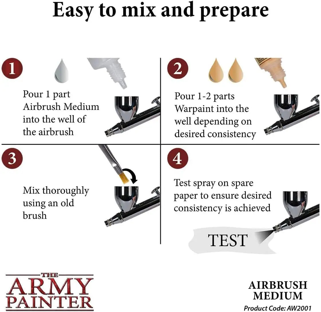 The Army Painter Complete Airbrush Paint Set Combo