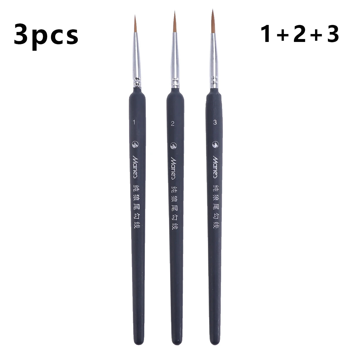 Professional Paint Fine Painting Pen Nylon Hair Brush Sets Detail Painting Drawing Line Pen Brush Art Supplies