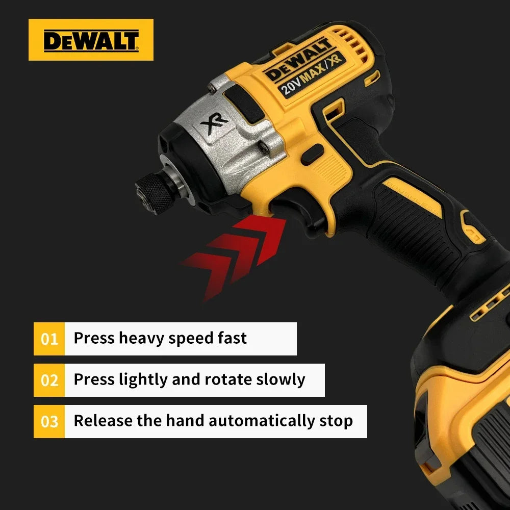 DEWALT DCD887 Electric drill tools Impact driver 20V  Lithium-ion cordless drill Electric screwdriver Brushless motor Power tool