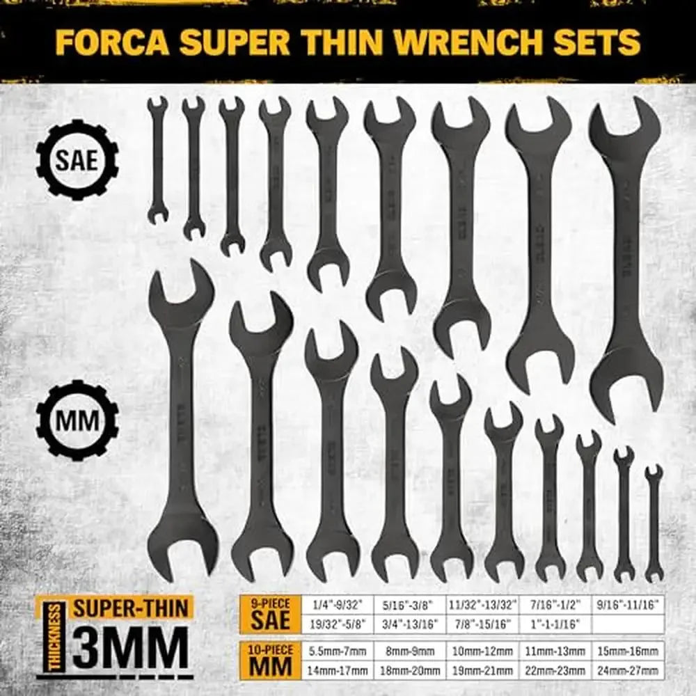 Super-Thin Wrench Set