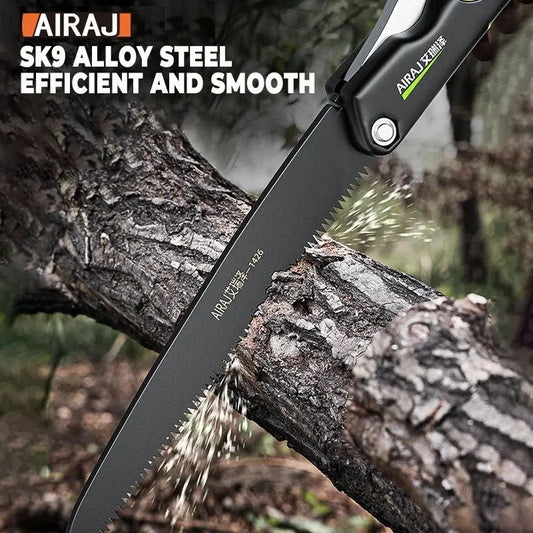 AIRAJ Folding Saw Heavy Duty Extra Hand Saw For Wood Camping DIY Wood Pruning Saw With Hard Teeth Pruning Tools